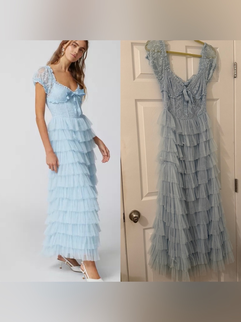 Amy Jane London Sofia Maxi Dress Blue